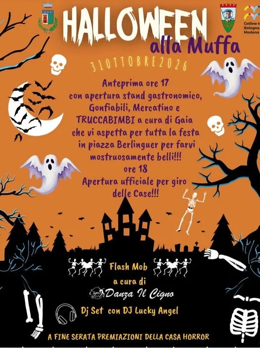 Volantino della Halloween alla Muffa