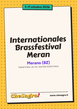 Internationales Brassfestival Meran a Merano, 3–17 ottobre 2026