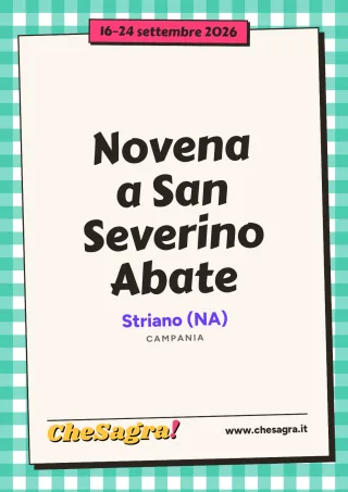Novena a San Severino Abate a Striano, 16–24 settembre 2026