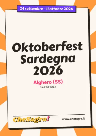 Oktoberfest Sardegna 2026 a Alghero, 24 settembre – 11 ottobre 2026
