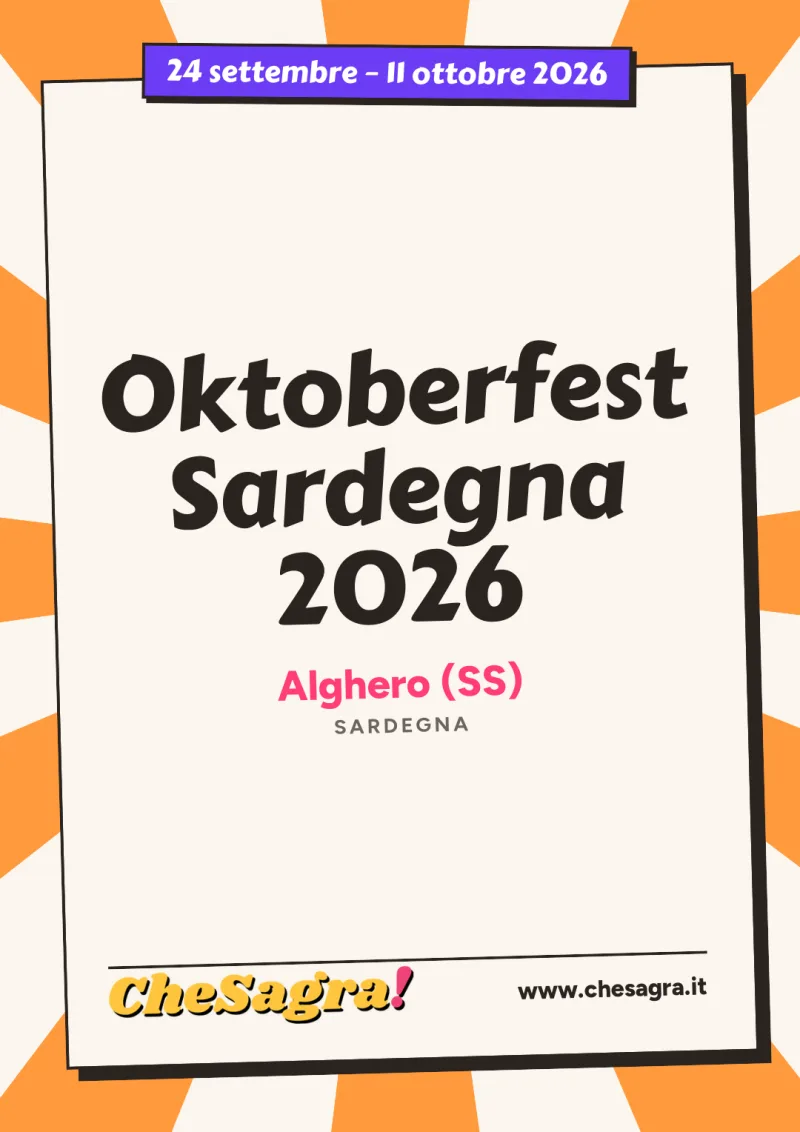 Oktoberfest Sardegna 2026 a Alghero, 24 settembre – 11 ottobre 2026
