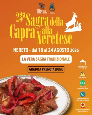 Volantino della Sagra della Capra alla Neretese