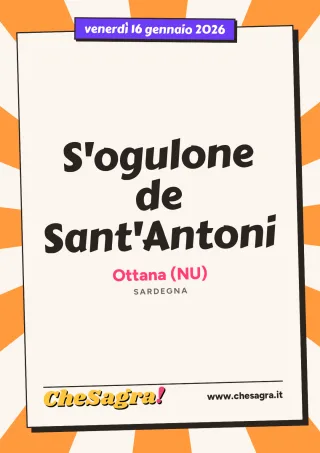 S'ogulone de Sant'Antoni a Ottana, 16 gennaio 2026