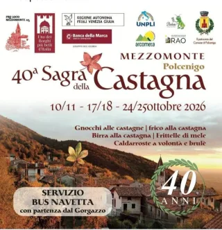 Volantino della Sagra della Castagna