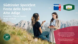 Volantino della Festa dello Speck Alto Adige