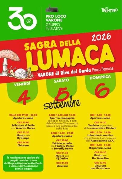 Volantino della Sagra della Lumaca