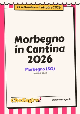 Morbegno in Cantina 2026 a Morbegno, 25 settembre – 11 ottobre 2026